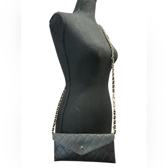 SOLD.Chanel Vintage Pre-loved Envelope Pouch/Long Wallet with 2 COAs & box - Picture 10 of 10